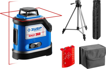 Нивелир лазерн. Зубр Профессионал 34906-2 цв.луч. красный 2луч. (34906-2) от магазина РЭССИ