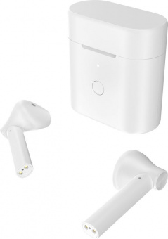 Гарнитура вкладыши QCY T7 белый беспроводные bluetooth в ушной раковине от магазина РЭССИ