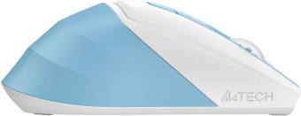 Мышь A4Tech Fstyler FG45CS Air2 голубой/белый оптическая (2000dpi) silent беспроводная USB для ноутбука (7but) от магазина РЭССИ