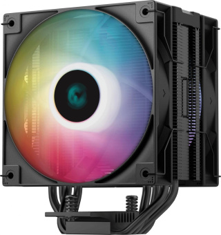 Устройство охлаждения(кулер) Deepcool AG400 Digital Plus ARGB Soc-AM5/AM4/1151/1200/1700 черный 4-pin 31.6dB Al+Cu LCD 773gr Ret (R-AG400-BKADMP-G-1) от магазина РЭССИ