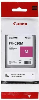 Картридж струйный Canon PFI-030M 3491C001 пурпурный (55мл) для Canon imagePROGRAF TM-240, TM-340 от магазина РЭССИ