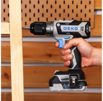 Дрель-шуруповерт Deko Loner 20V аккум. патрон:быстрозажимной (085-1006) от магазина РЭССИ