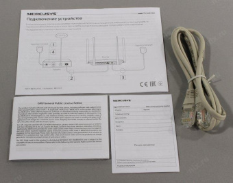 Роутер беспроводной Mercusys AC12 AC1200 10/100BASE-TX черный от магазина РЭССИ