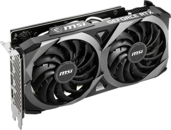 Видеокарта MSI PCI-E 4.0 RTX 3060 Ti VENTUS 2X 8GD6X OC NVIDIA GeForce RTX 3060Ti 8192Mb 256 GDDR6X 1695/19000 HDMIx1 DPx3 HDCP Ret от магазина РЭССИ