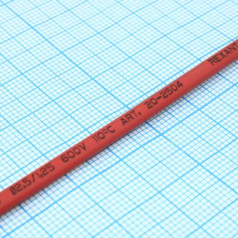 Трубка термоусадочная 2,5/1,25 красная от магазина РЭССИ