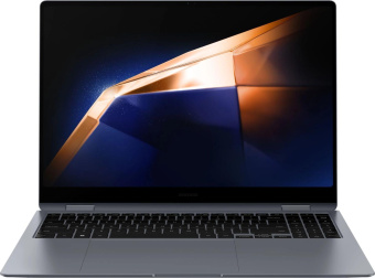 Ноутбук Samsung Galaxy Book 4 Pro 360 NP960 Core Ultra 7 155H 16Gb SSD512Gb Intel Arc 16" AMOLED Touch 3K (2880x1800) Windows 11 Home graphite WiFi BT Cam (NP960QGK-KG1IN) от магазина РЭССИ