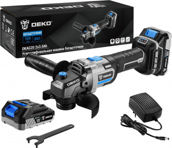 Углошлифовальная машина Deko DKAG20 9000об/мин рез.шпин.:M14 d=125мм от магазина РЭССИ