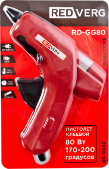 Клеевой пистолет RedVerg RD-GG80 80Вт 16гр/мин стерж.:11.2мм от магазина РЭССИ
