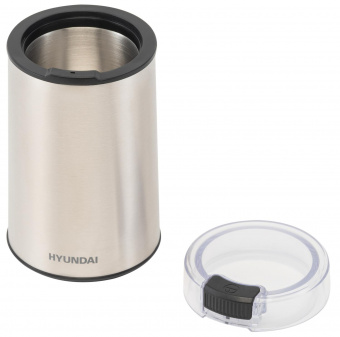 Кофемолка Hyundai HYC-G5261 200Вт сист.помол.:ротац.нож вместим.:60гр серебристый от магазина РЭССИ