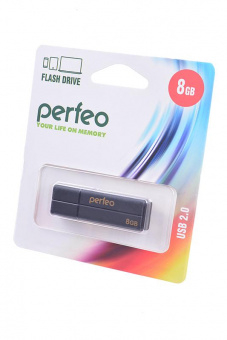 Носитель информации PERFEO PF-C01G2B008 USB 8GB черный BL1 от магазина РЭССИ