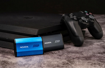 Накопитель SSD A-Data USB-C 512Gb ASE800-512GU32G2-CBK SE800 1.8" черный от магазина РЭССИ