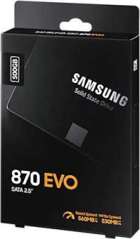 Накопитель SSD Samsung SATA III 500Gb MZ-77E500BW 870 EVO 2.5" от магазина РЭССИ