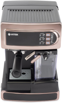 Кофеварка рожковая Vitek VT-1517 GD 1238Вт золотистый от магазина РЭССИ