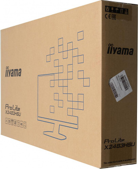 Монитор Iiyama 23.8" ProLite X2483HSU-B3 черный AMVA LED 4ms 16:9 HDMI M/M матовая 3000:1 250cd 178гр/178гр 1920x1080 75Hz VGA DP FHD USB 3.9кг от магазина РЭССИ