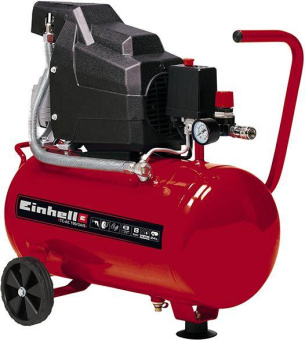 Компрессор поршневой Einhell TC-AC 190/24/8 Kit масляный 165л/мин 24л 1500Вт красный/черный от магазина РЭССИ