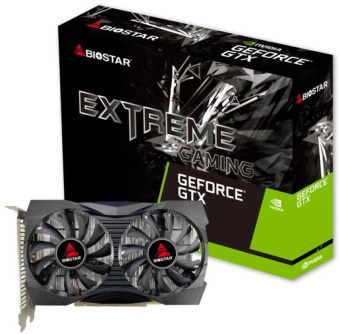 Видеокарта Biostar PCI-E VN1055XF41 NVIDIA GeForce GTX 1050 4Gb 128bit GDDR5 1354/7000 DVIx1 HDMIx1 DPx1 HDCP Ret от магазина РЭССИ
