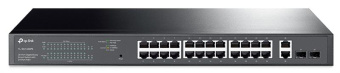 Коммутатор TP-Link JetStream TL-SG1428PE 26G 2SFP 24PoE+ 250W управляемый от магазина РЭССИ