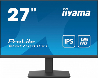 Монитор Iiyama 27" ProLite XU2793HSU-B4 черный IPS LED 4ms 16:9 HDMI M/M матовая 300cd 178гр/178гр 1920x1080 VGA DP FHD USB 4.6кг от магазина РЭССИ