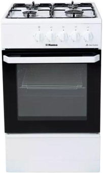 Плита Газовая Hansa FCGW510029A белый реш.сталь от магазина РЭССИ