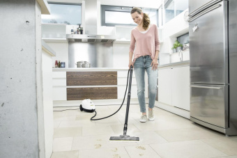 Пароочиститель напольный Karcher SC 2 1500Вт белый/черный от магазина РЭССИ