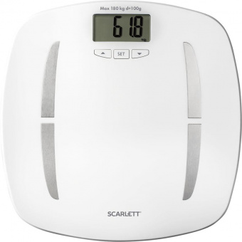 Весы напольные электронные Scarlett SC-BS33ED80 макс.180кг белый от магазина РЭССИ
