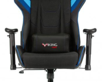 Кресло игровое Zombie VIKING 4 AERO черный/синий текстиль/эко.кожа с подголов. крестов. пластик от магазина РЭССИ