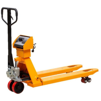 Гидравлическая тележка с весами TOR CBY-CW2 модель Z 2500 кг 1150 мм полиуретановые колеса 1023986 от магазина РЭССИ