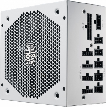 Блок питания Cooler Master ATX 850W V Gold V2 White Case 80+ gold (24+8+4+4pin) APFC 135mm fan 12xSATA Cab Manag RTL от магазина РЭССИ