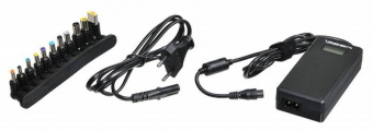 Блок питания Ippon D90U автоматический 90W 15V-19.5V 8-connectors 4.5A 1xUSB 2.1A от бытовой электросети LСD индикатор от магазина РЭССИ