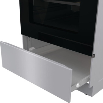 Плита Электрическая Gorenje GEC5B20SG серебристый стеклокерамика (без крышки) от магазина РЭССИ