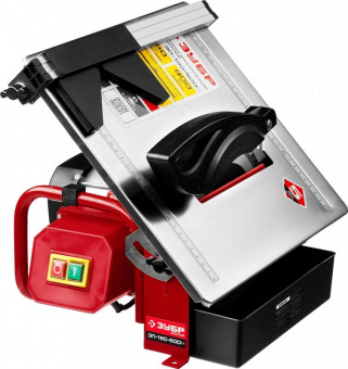 Плиткорез электрический Зубр Мастер ЭП-180-600Н 600Вт красный/черный от магазина РЭССИ
