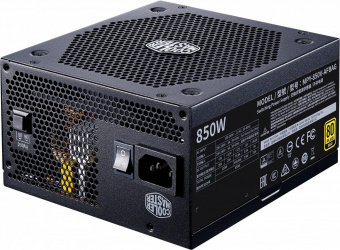 Блок питания Cooler Master ATX 850W V Gold V2 80+ gold (24+8+4+4pin) APFC 135mm fan 12xSATA Cab Manag RTL от магазина РЭССИ
