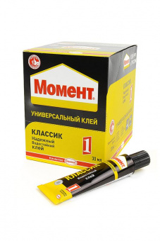 Клей Момент -1 Классик (30мл) 873854 в шоу-боксе 10 шт от магазина РЭССИ