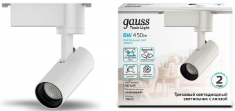 Система трековая Gauss TR075 6Вт 4000K цв.св.:белый нейтральный белый от магазина РЭССИ