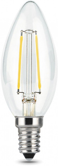 Лампа филам. Gauss 7Вт цок.:E14 свеча 220B 2700K св.свеч.бел.теп. C37 (упак.:10шт) (103801107) от магазина РЭССИ