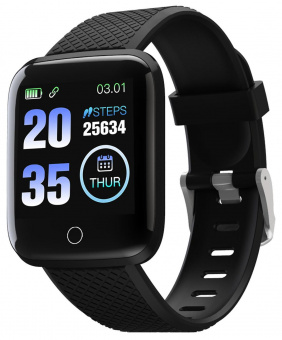 Смарт-часы Digma Smartline H2 1.3" TFT корп.черный рем.черный (H2B) от магазина РЭССИ