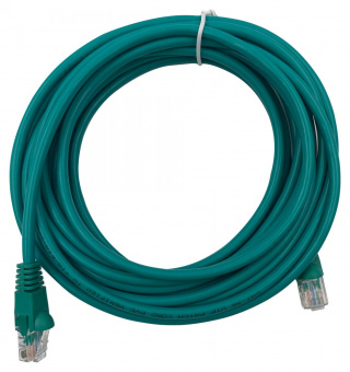 Патч-корд Buro UTP 4 пары cat5E CCA molded 5м зеленый RJ-45 (m)-RJ-45 (m) от магазина РЭССИ