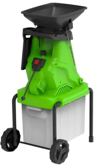 Измельчитель садовый электрический GreenWorks 220 В 2800 Вт с контейнером 2208007 от магазина РЭССИ