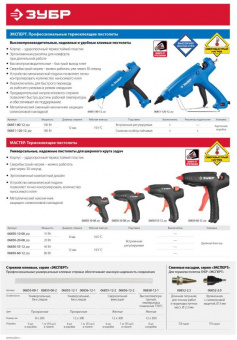 Клеевые стержни для клеевого пистолета Зубр 06855-08-2 от магазина РЭССИ