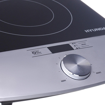 Плита Индукционная Hyundai HYC-0102 серебристый/черный стеклокерамика (настольная) от магазина РЭССИ