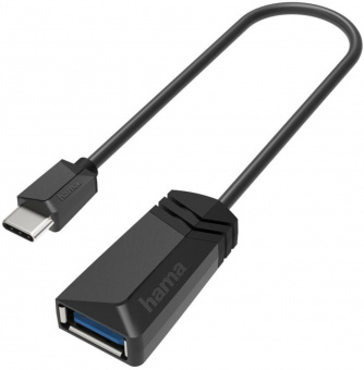 Адаптер Hama H-200312 00200312 USB Type-C (m) USB A(f) черный от магазина РЭССИ