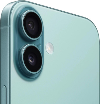 Смартфон Apple A3288 iPhone 16 128Gb бирюзовый моноблок 3G 4G 2Sim 6.1" 1179x2556 iOS 18 48Mpix 802.11 a/b/g/n/ac/ax/be NFC GPS Protect от магазина РЭССИ