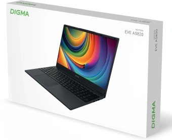 Ноутбук Digma EVE A5820 Ryzen 3 3200U 8Gb SSD512Gb AMD Radeon 15.6" IPS FHD (1920x1080) Windows 11 Professional black WiFi BT Cam 4500mAh (DN15R3-8DXW03) от магазина РЭССИ