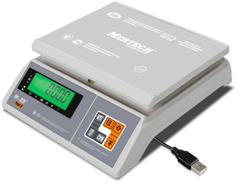 Весы фасовочные Mertech M-ER 326AFU-6.01 LCD белый (3105) от магазина РЭССИ
