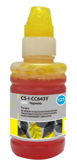 Чернила Cactus CS-I-CC643Y желтый 100мл для HP DJ D1663/D2563/D2663/D5563/PS C4683/C4783 от магазина РЭССИ