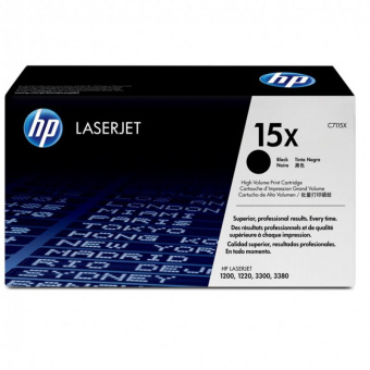 Картридж лазерный HP 15X C7115X черный (3500стр.) для HP LJ 1200/1220/1000W от магазина РЭССИ