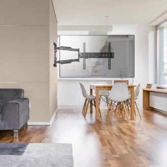 Кронштейн для телевизора Onkron NP47 черный 40"-75" макс.35кг настенный поворот и наклон от магазина РЭССИ