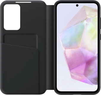 Чехол (флип-кейс) Samsung для Samsung Galaxy A35 Smart View Wallet Case A35 черный (EF-ZA356CBEGRU) от магазина РЭССИ
