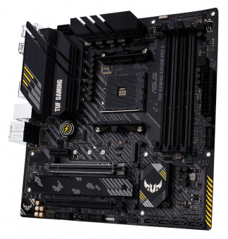 Материнская плата Asus TUF GAMING B450M-PRO S Soc-AM4 AMD B450 4xDDR4 mATX AC`97 8ch(7.1) 2.5Gg RAID+HDMI+DP от магазина РЭССИ