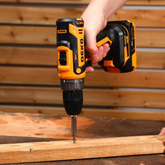 Дрель-шуруповерт Deko DKCD20FU-Li аккум. патрон:быстрозажимной (063-4149) от магазина РЭССИ